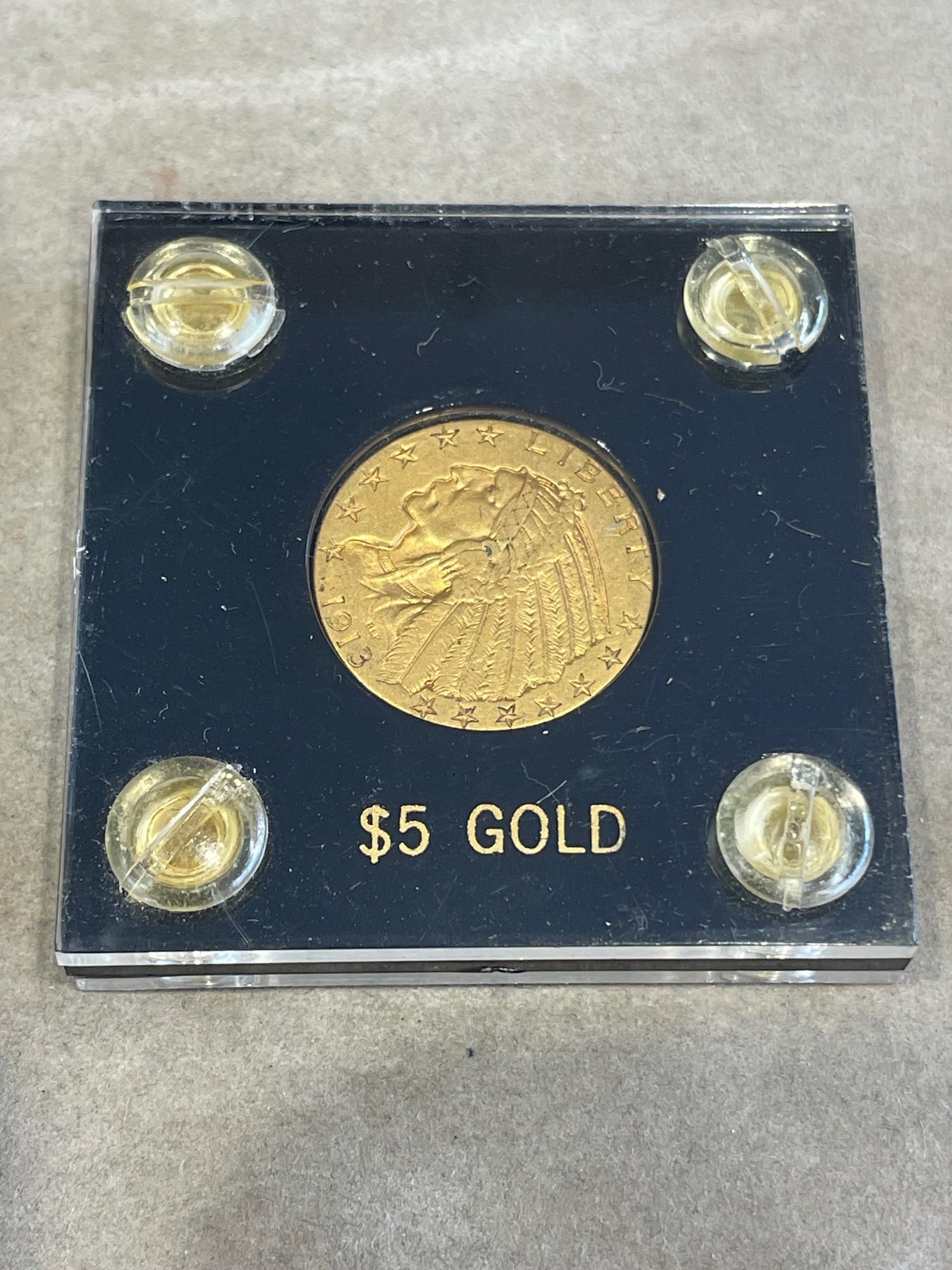 $5 GOLD INDIAN HEAD HALF EAGLE BU (1 of 3)