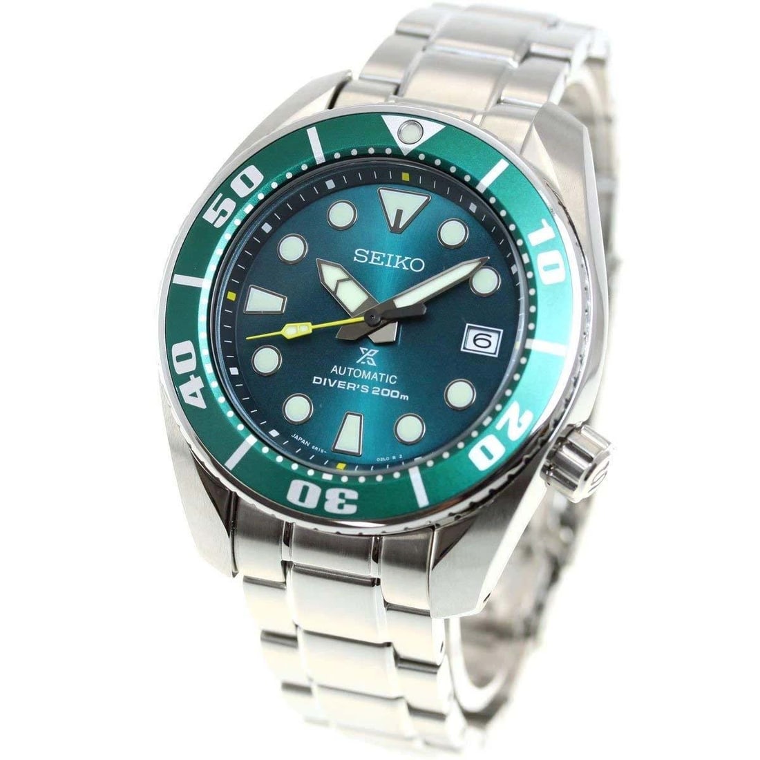 SEIKO SUMO CORAL GREEN JAPAN SZSC004 200M AUTOMATIC DIVE WATCH w/ Box & Papers Seiko Prospex Sumo (1 of 8)