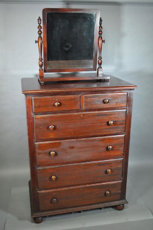 Mahogany Dresser Mirror 2 Over 4 Cowan Of Chi May 18 2019