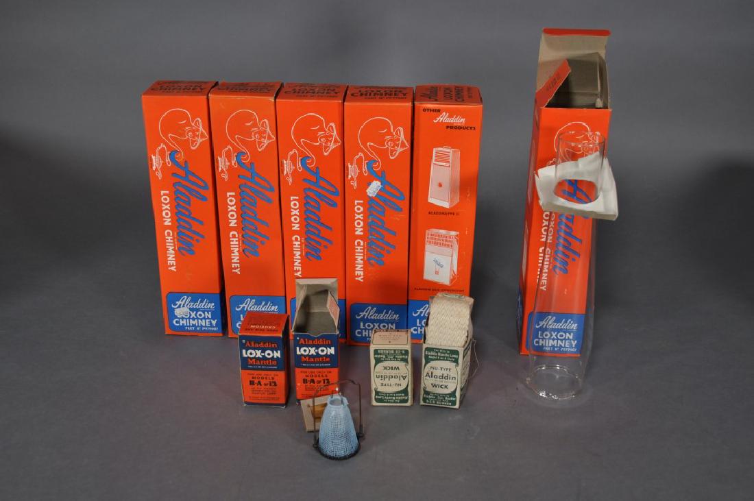 Aladdin Lamp Parts, 6 Loxon Chimneys 2 5/8x13": P979907, Mantles And Wicks.