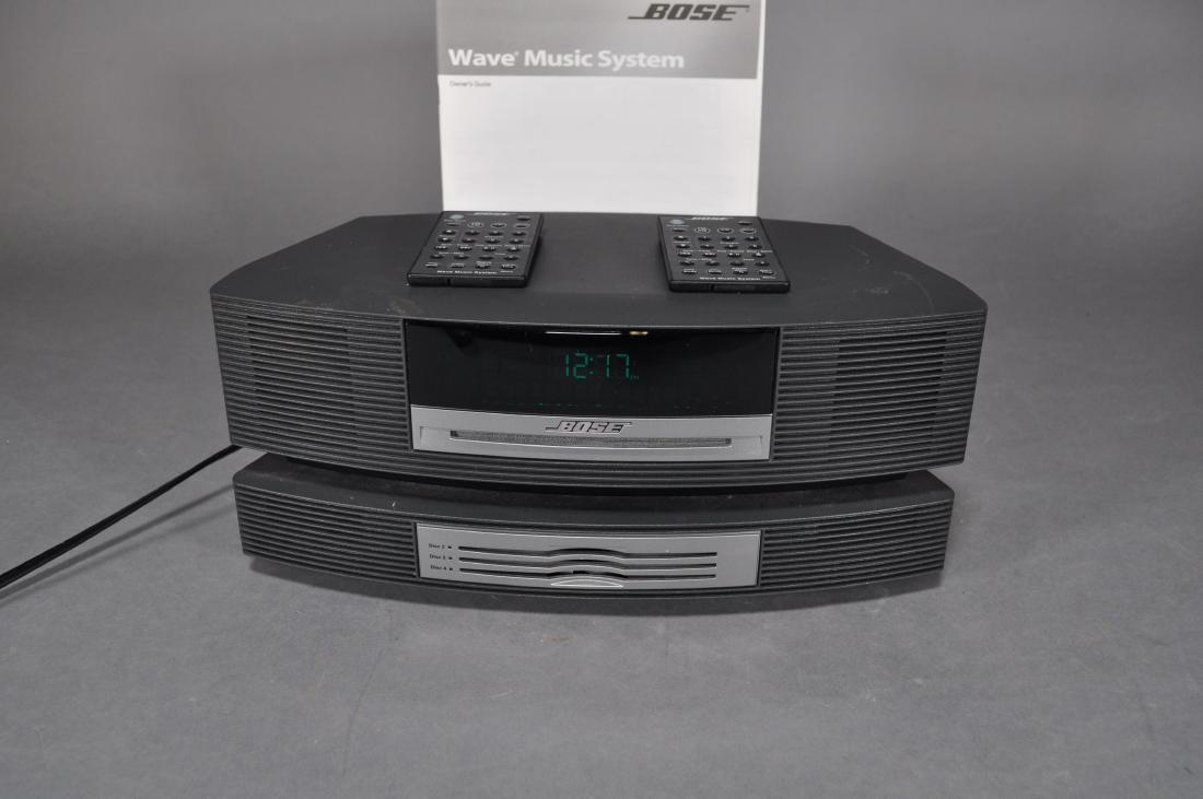 Bose Wave Music System Mo. Awrcc1+multi Cd: Changer Assembly, With Two Remote Controls And Manual.