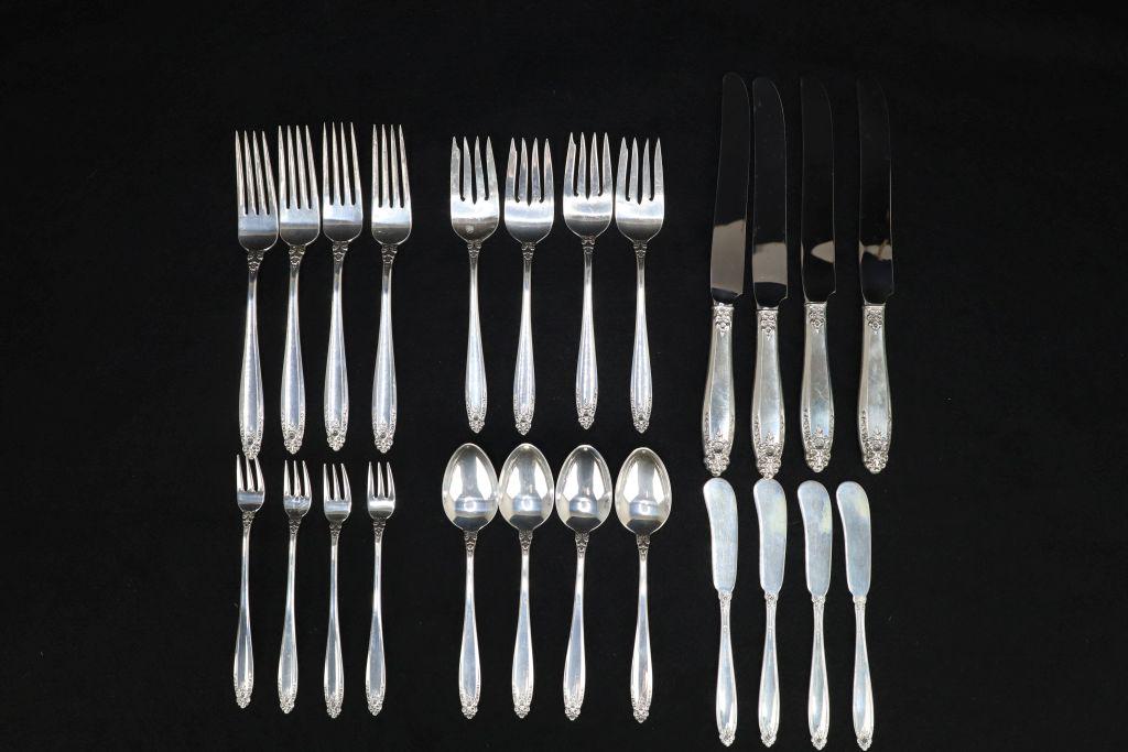 International Sterling Silver "Prelude" 24 Piece Set (1 of 6)