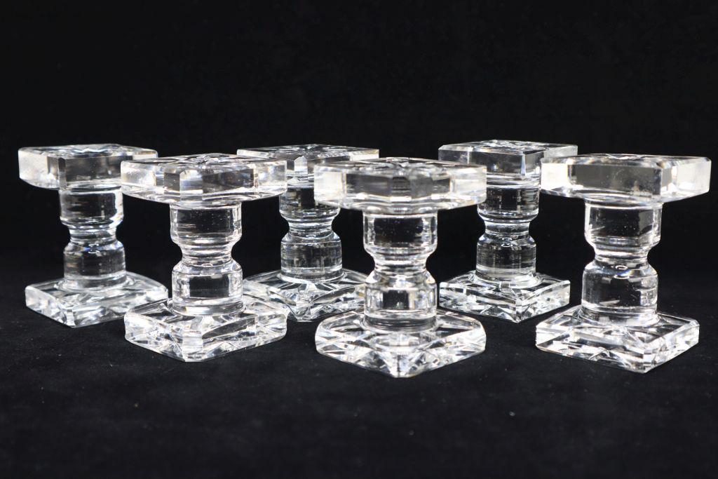 6 Waterford Knife Rests, 2.5"W: 6 Waterford Knife Rests, 2.5"W Estimate $10-100