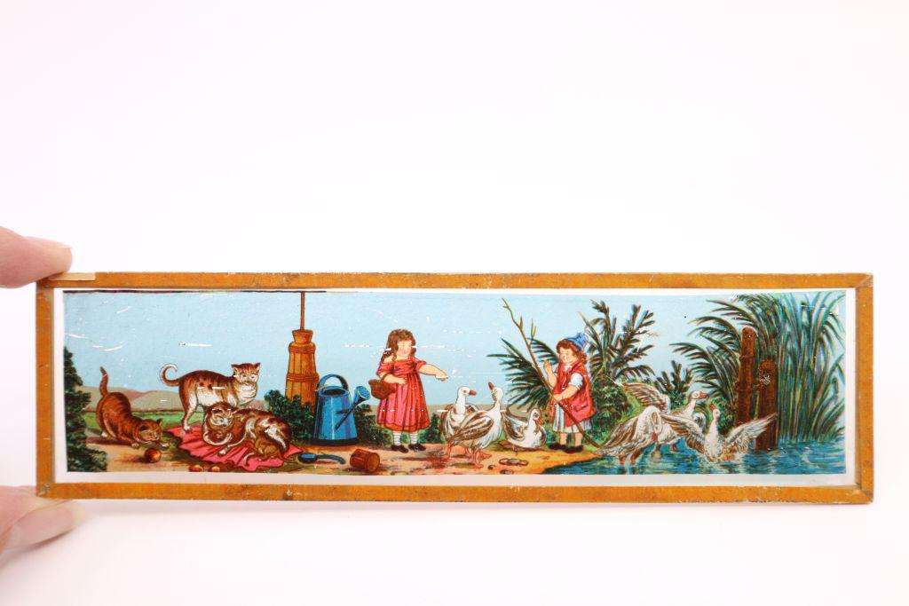 Lot Of 10 Vintage Magic Lantern Slides (1 of 13)