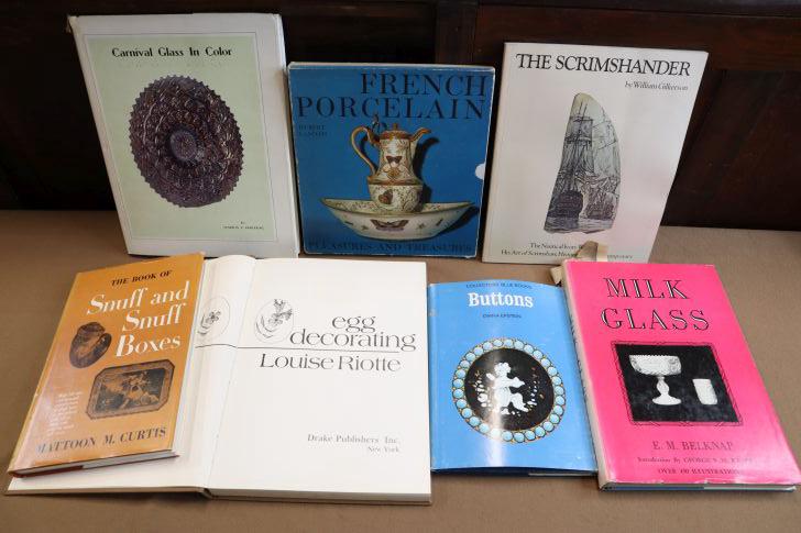 Collector Reference Books- Carnival Glass In Color By Marion T. Hartlung, French Porcelain Pleasures (1 of 5)