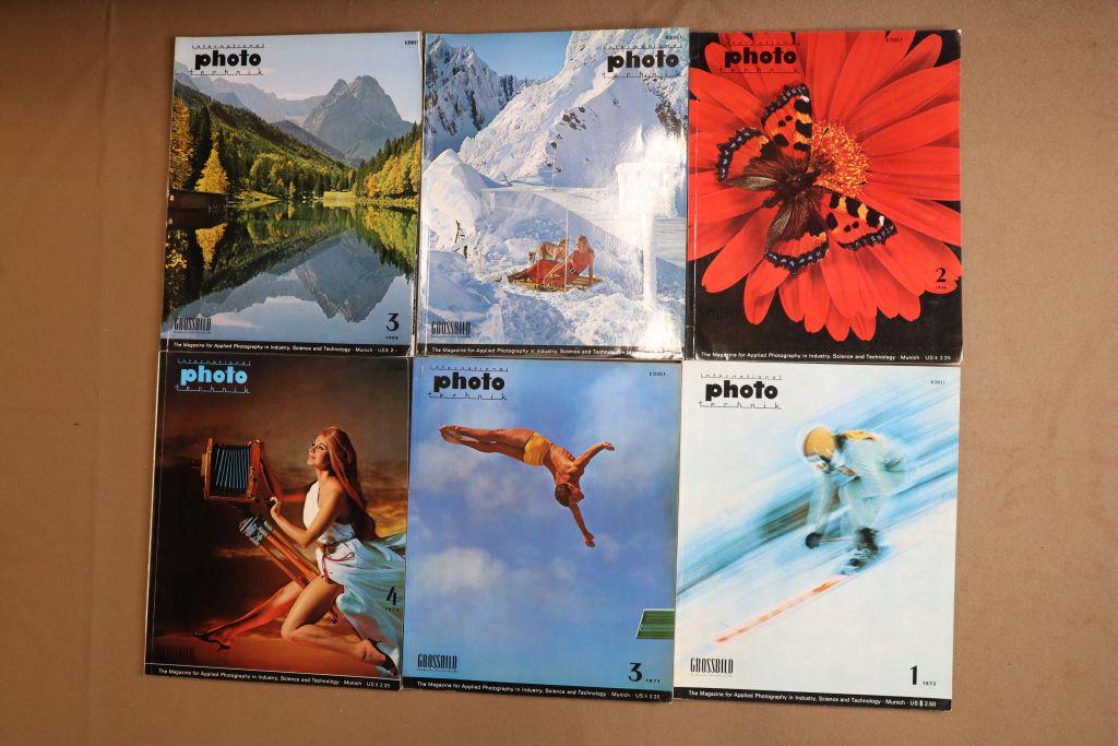 International Photo Technik Magazines- 1969, 1970, 1971, 1973 (1 of 8)