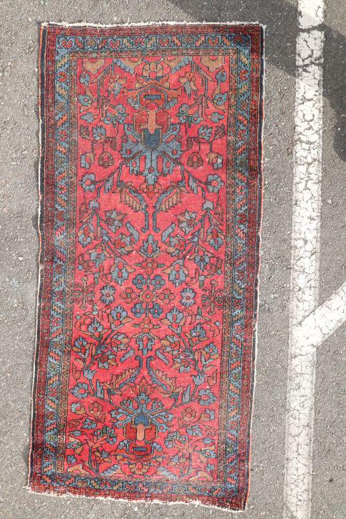 Karastan Machine Woven Floor Rug, Worsted Yarn, All Wool Face, Usa, 63.5X29.25" (1 of 8)