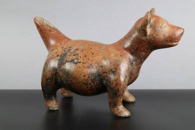 PRE-COLUMBIAN STYLE COLIMA DOG STANDING