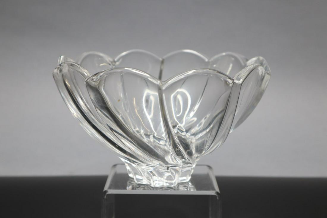 MARQUIS WATERFORD CRYSTAL FLOWER PETAL BOWL, 5-7/: Marquis Waterford Crystal Flower Petal Bowl, 5-7/8X3-1/2