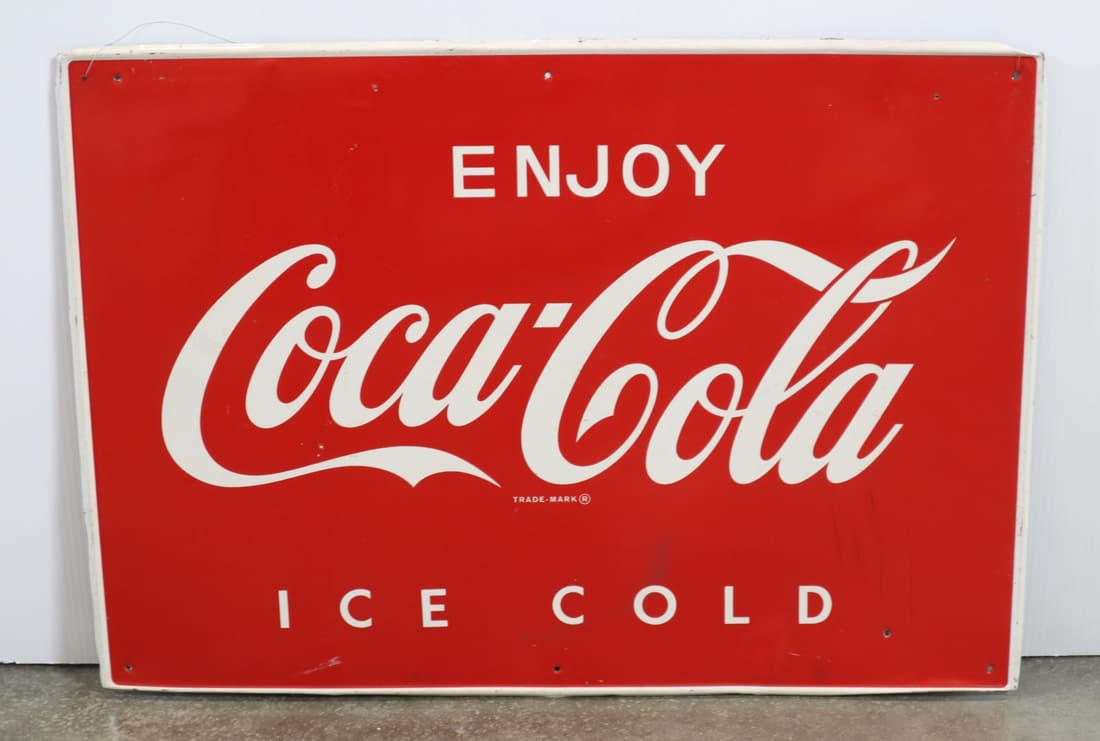 Enjoy Coca Cola With Crushed Ice Snowflake Sign