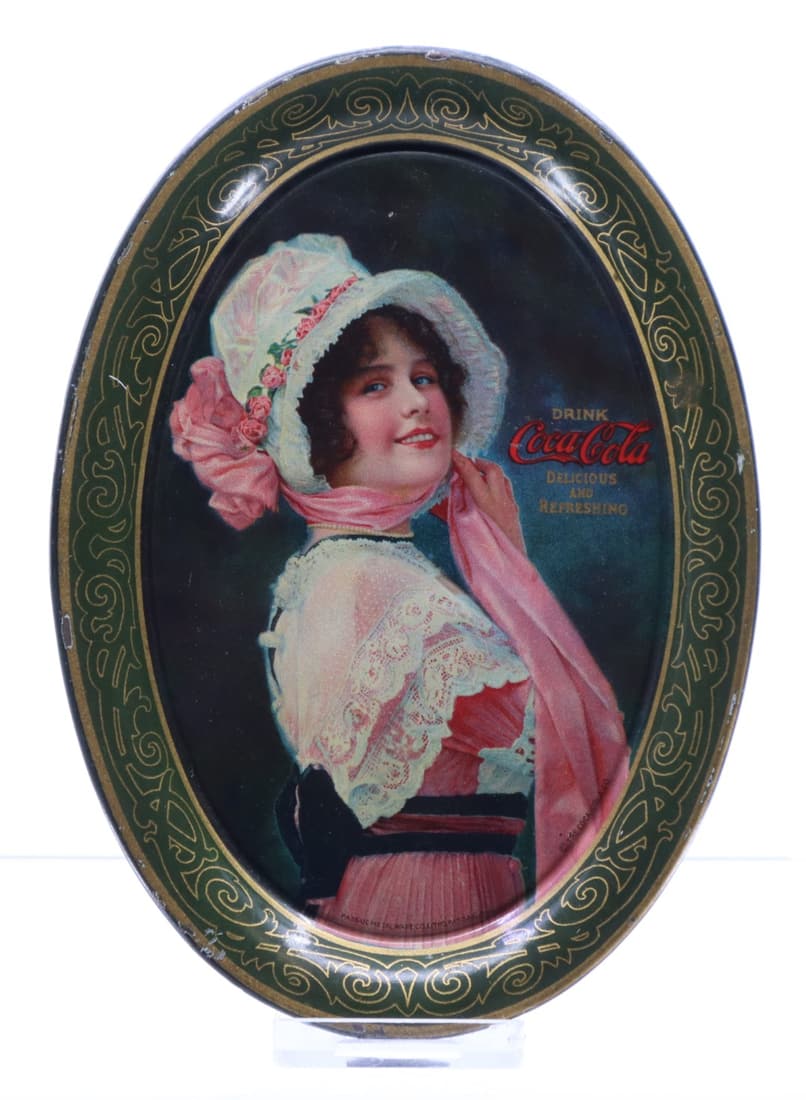 1914 COCA COLA BETTY CHANGE TRAY, OVAL 6X4.25 (1 of 2)