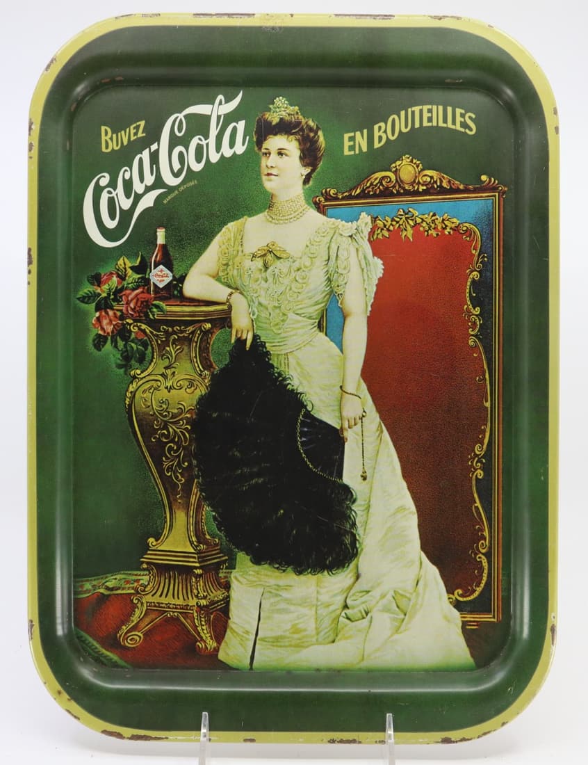 1969 FRENCH COCA COLA TRAY, RECTANGLE 10.25X13.25: 1969 FRENCH COCA COLA TRAY, RECTANGLE 10.25X13.25