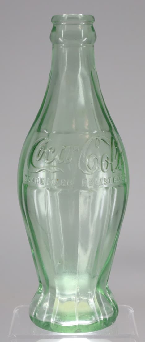 1915-1965 GREEN GLASS COCA COLA BOTTLE ATLANTA GA 50TH ROOT PATENT COMMEMORATIVE, COCA COLA 7.5"h (1 of 4)