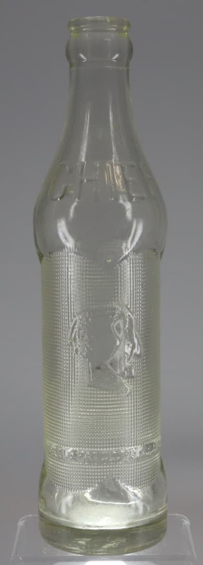 1921 BIG CHIEF BOTTLE COCA COLA SACRAMENTO ON BASE, CLEAR GLASS 214 (1 of 5)