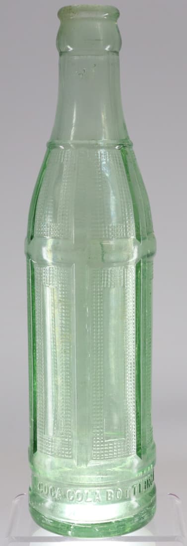 COCA COLA BOTTLING CLIFTON TX, GREEN GLASS BOTTLE, RIBBED SIDES, 7/1 OZS. 11 ON BASE, OWENS-ILLINOIS: COCA COLA BOTTLING CLIFTON TX, GREEN GLASS BOTTLE, RIBBED SIDES, 7/1 OZS. 11 ON BASE, OWENS-ILLINOIS GLASS COMPANY