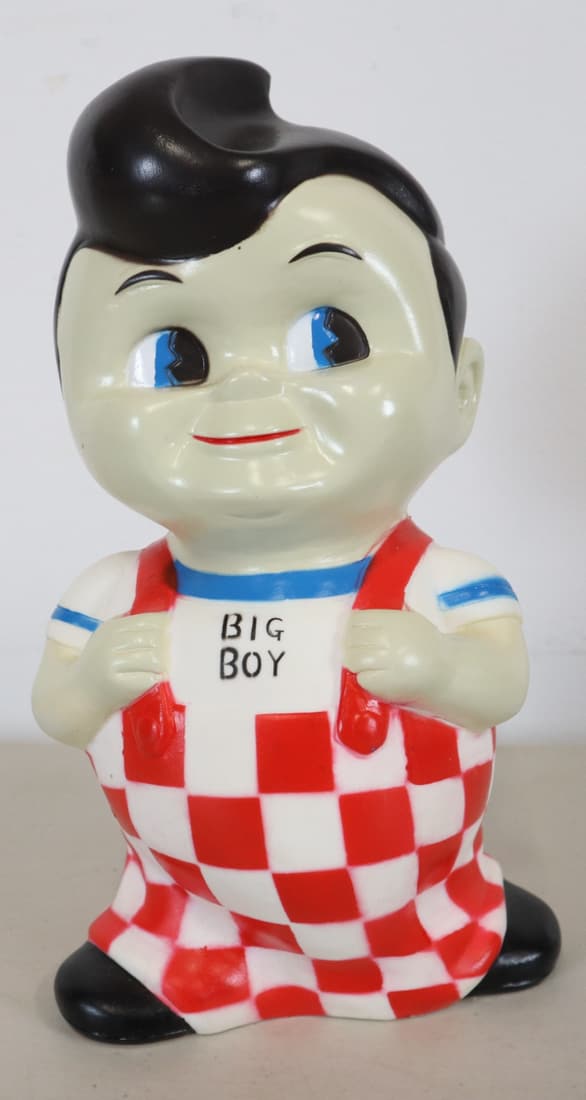 KIPS BIG BOY PLASTIC BANK, 8.75", NIAGARA PLASTICS ERIE, PA (1 of 5)
