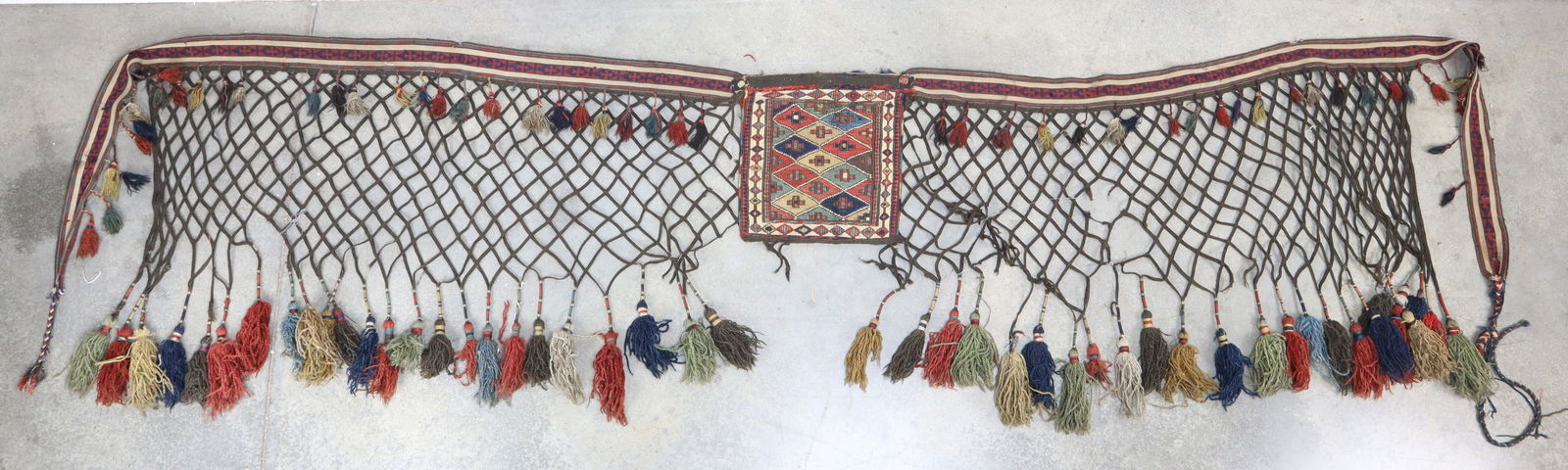 CAMEL TRAPPING YOMUT TURKMEN , 12 FEET: CAMEL TRAPPING YOMUT TURKMEN DIMENSIONS: 12 FEET CONDITION: See Images For Condition