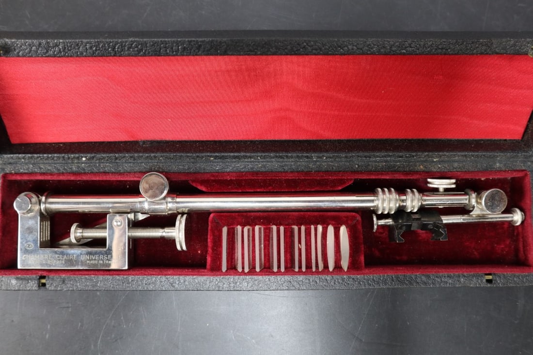 ANTIQUE CHAMBRE CLAIRE UNIVERSELLE MODELE DEPOSE CAMERA LUCIDA COMPLETE WITH ORIGINAL BOX (1 of 9)