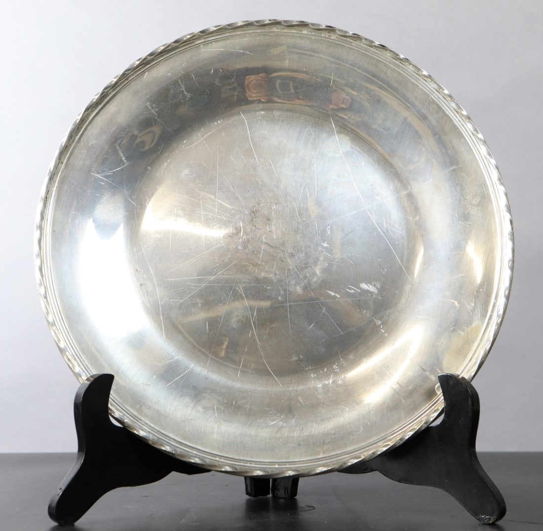 TOWLE STERLING PLATE 54521, 412 GRAMS, 11" (1 of 6)