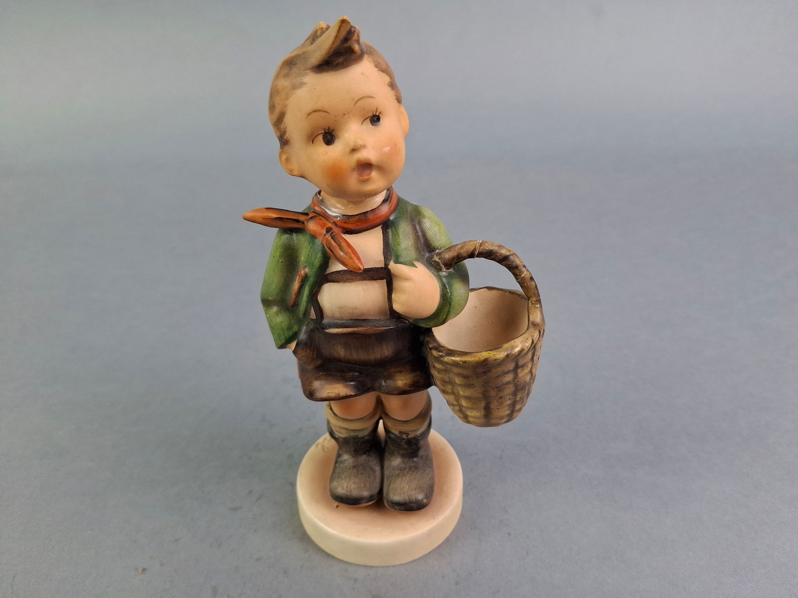 GOEBEL HUMMEL "VILLAGE BOY" FIGURINE, 51/0, 6-1/2": GOEBEL HUMMEL "VILLAGE BOY" FIGURINE, 51/0, 6-1/2"