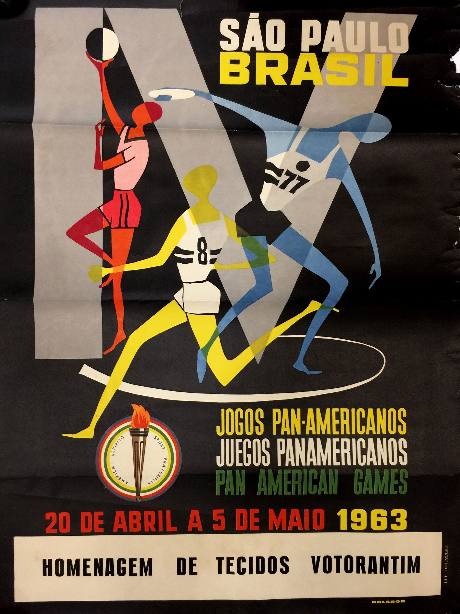 Poster for the San Pablo 1963 Pan American Games. (1 of 1)