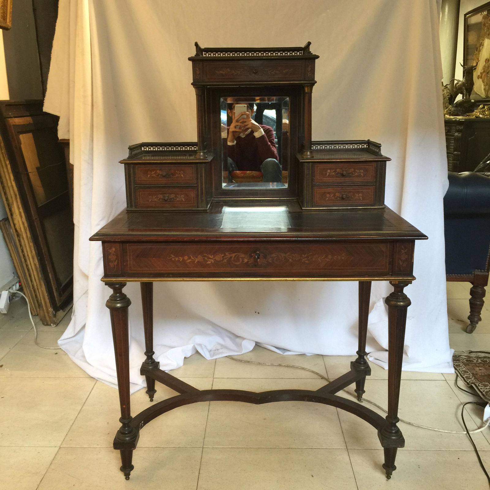 19th century English writing desk (1 of 1)