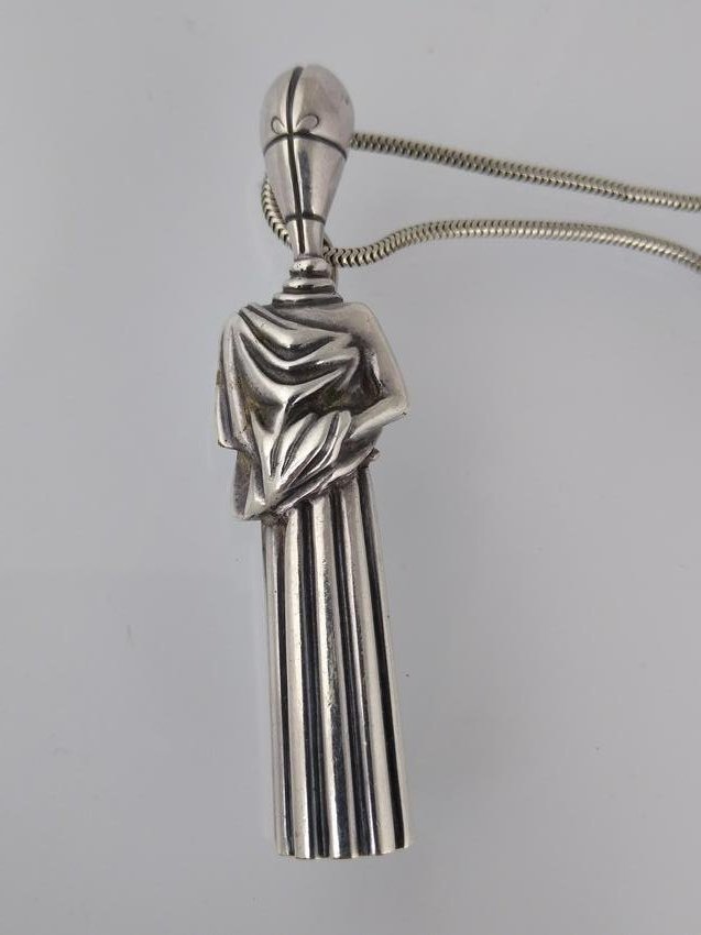 Silver-plated bronze pendant (1 of 1)