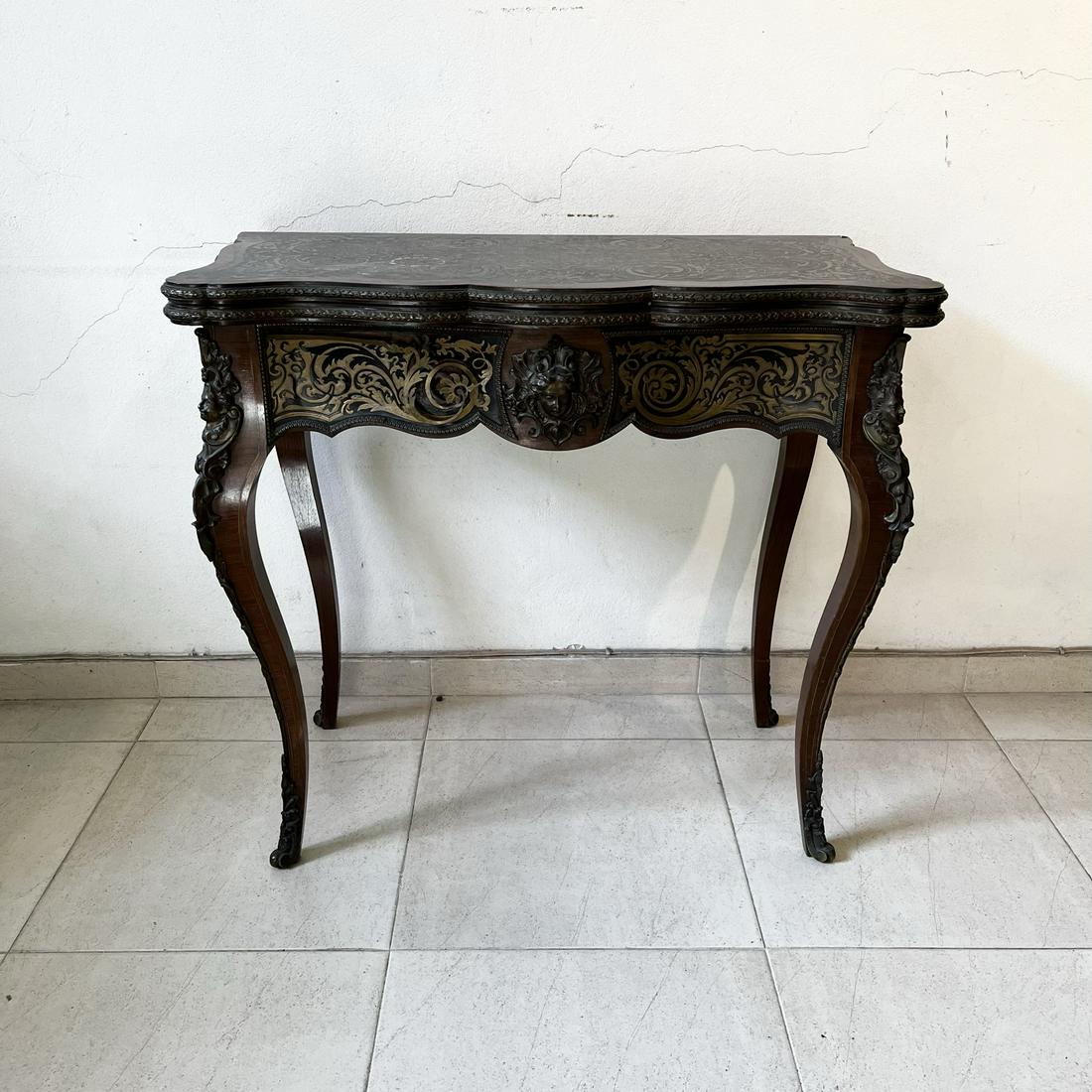 Boulle style table (1 of 2)