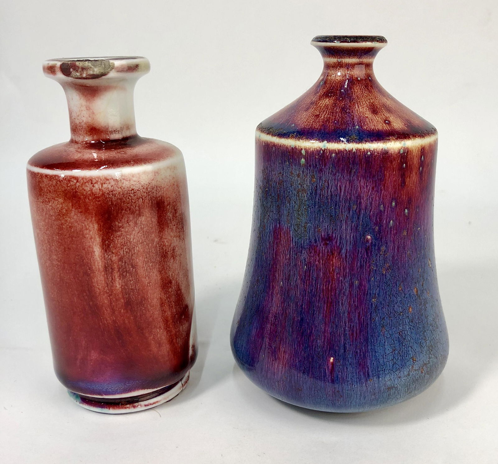 Bernard Moore Flambe Glazed Flask And Vase Sep 10 2019 Andrew