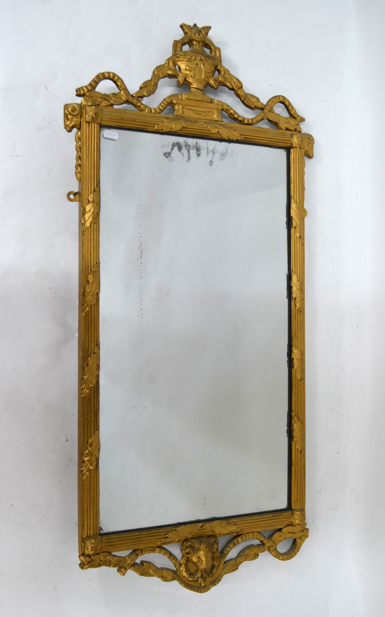 A 19th century gilt framed wall mirror (1 of 1)
