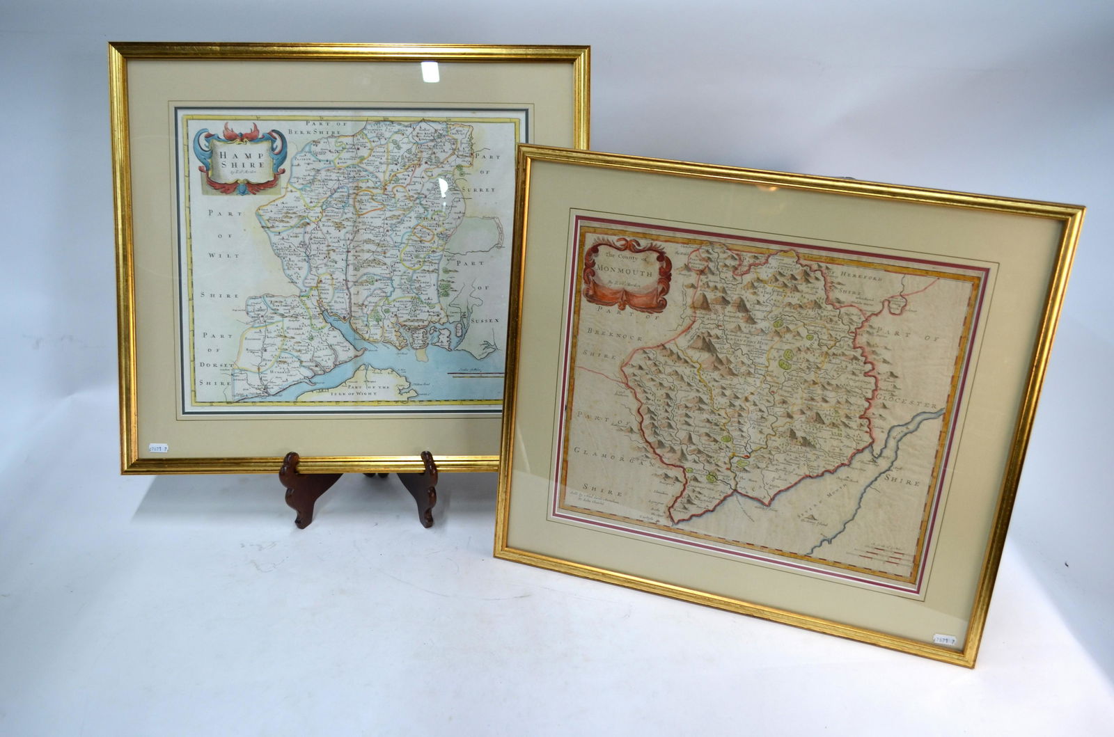 17th century Morden map engravings (1 of 1)