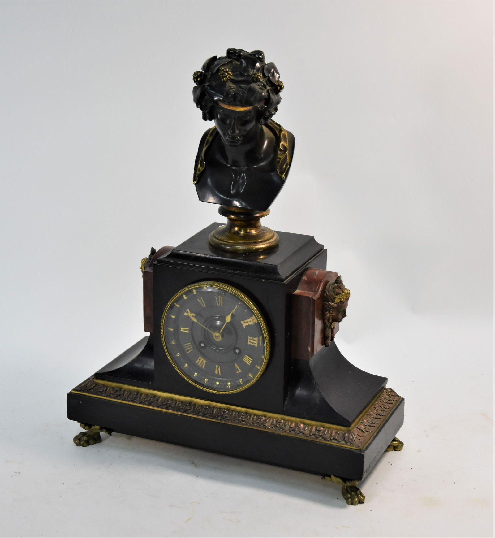 A late 19th century French Empire ormolu and bronze (1 of 7)