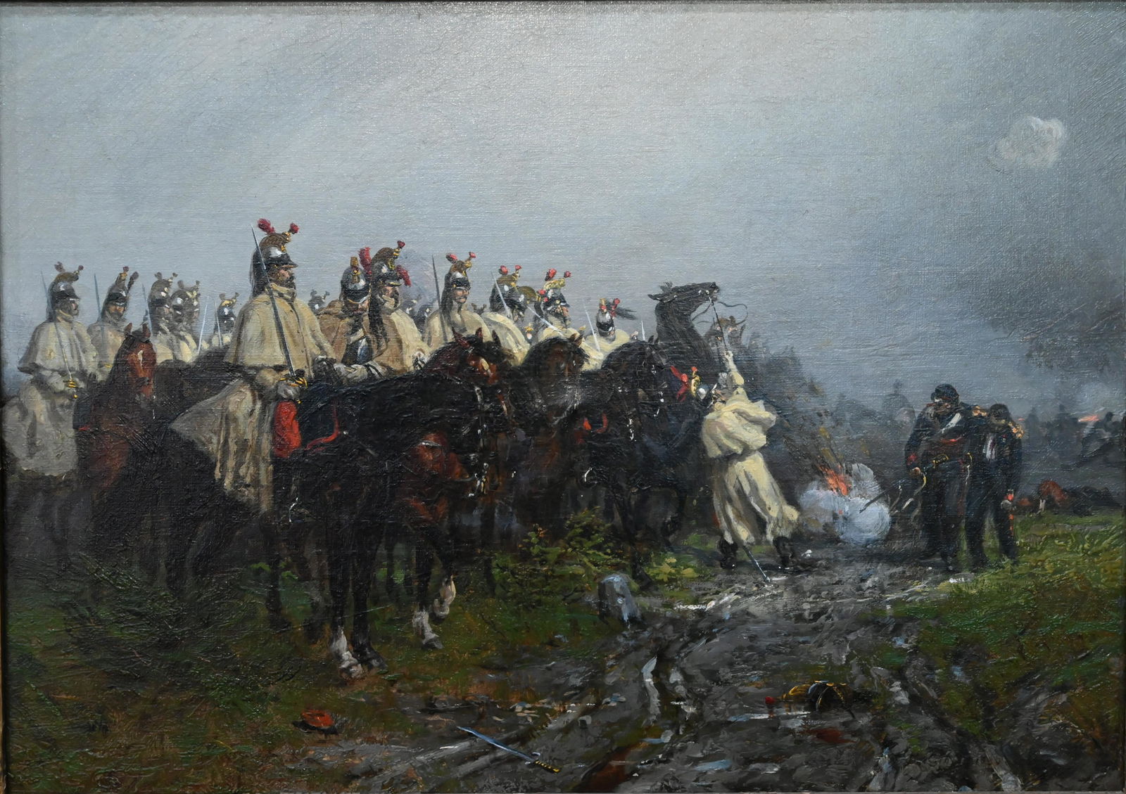 19th century - Mounted cavalry about to engage (1 of 5)