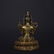 Qing dynasty gilt bronze statue of Green Tara - 3