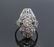 1920s Art Deco Platinum Diamond Sapphire Filigree Ring - 2