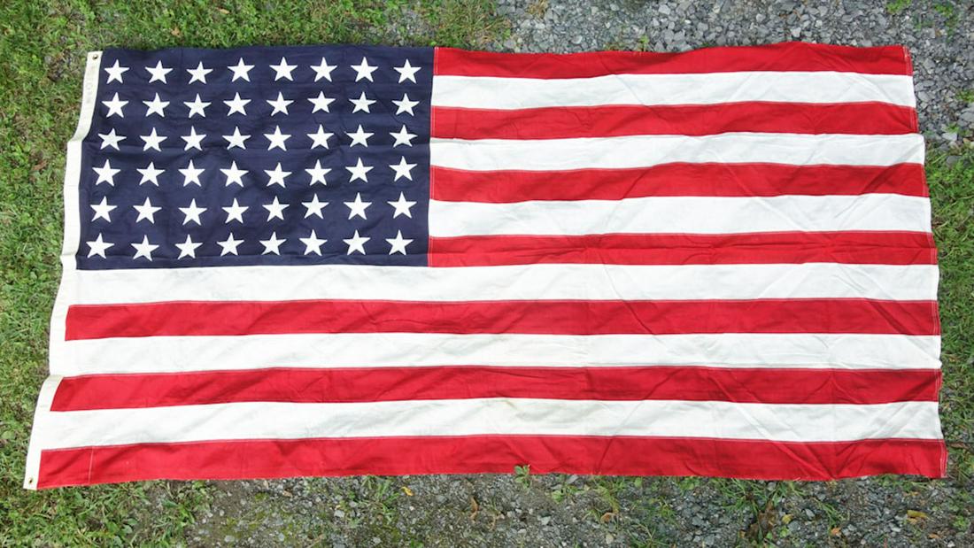 WW2 Era 48 Star American Flag: 48 Star American flag. 70"x114"