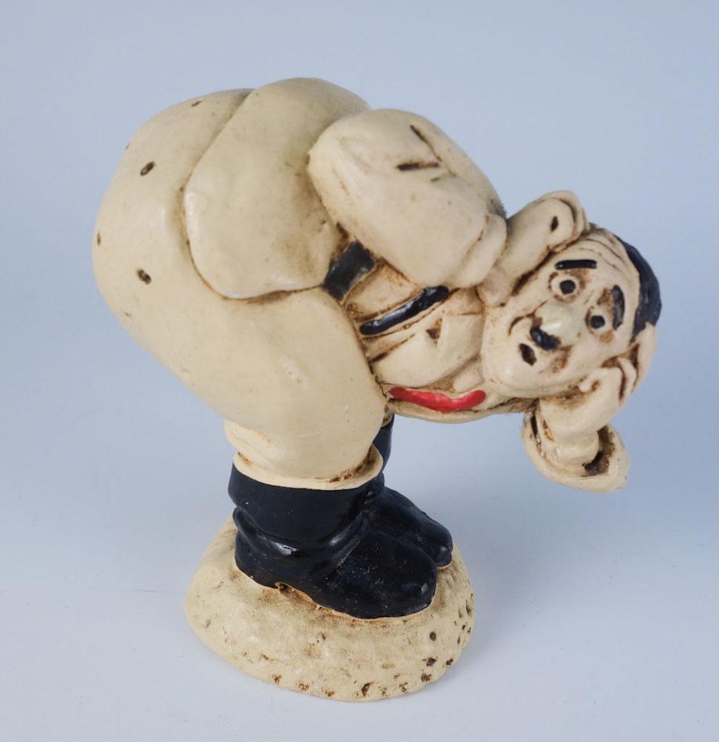 Caricature Hitler Toothpick Holder: Caricature Hitler Toothpick holder. 4 3/8"x3 3/4"