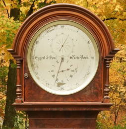 19c Eggert & Son NY Walnut Astronomical Regulator Clock