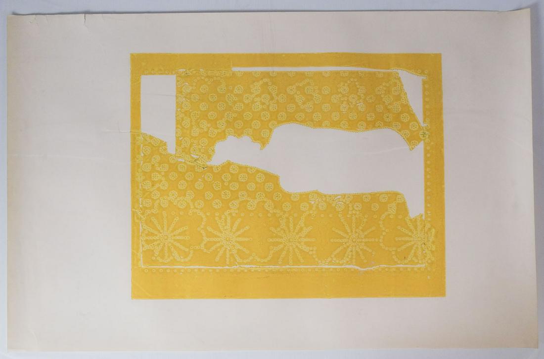 Alena Kucerova Signed Abstract Print 1967 # 2/30: Alena Kucerova (Czech, 1935) One of the leading printmakers of the twentieth century, Alena Kucerova exhibited across the globe during her long career. Her prints brought her numerous rewards, and her