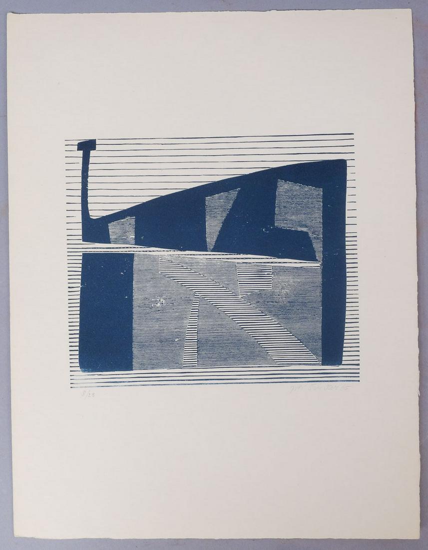 Jiri Sindler Signed Print #8/23 1965 "Apocrypha Ii": On reverse (translation from Czech): "apocrypha 2 - woodcut". Jiri Sindler (Czech, 1922 - 2015) was a Czech artist, graphic artist, painter, illustrator, calligrapher, high school and university teach