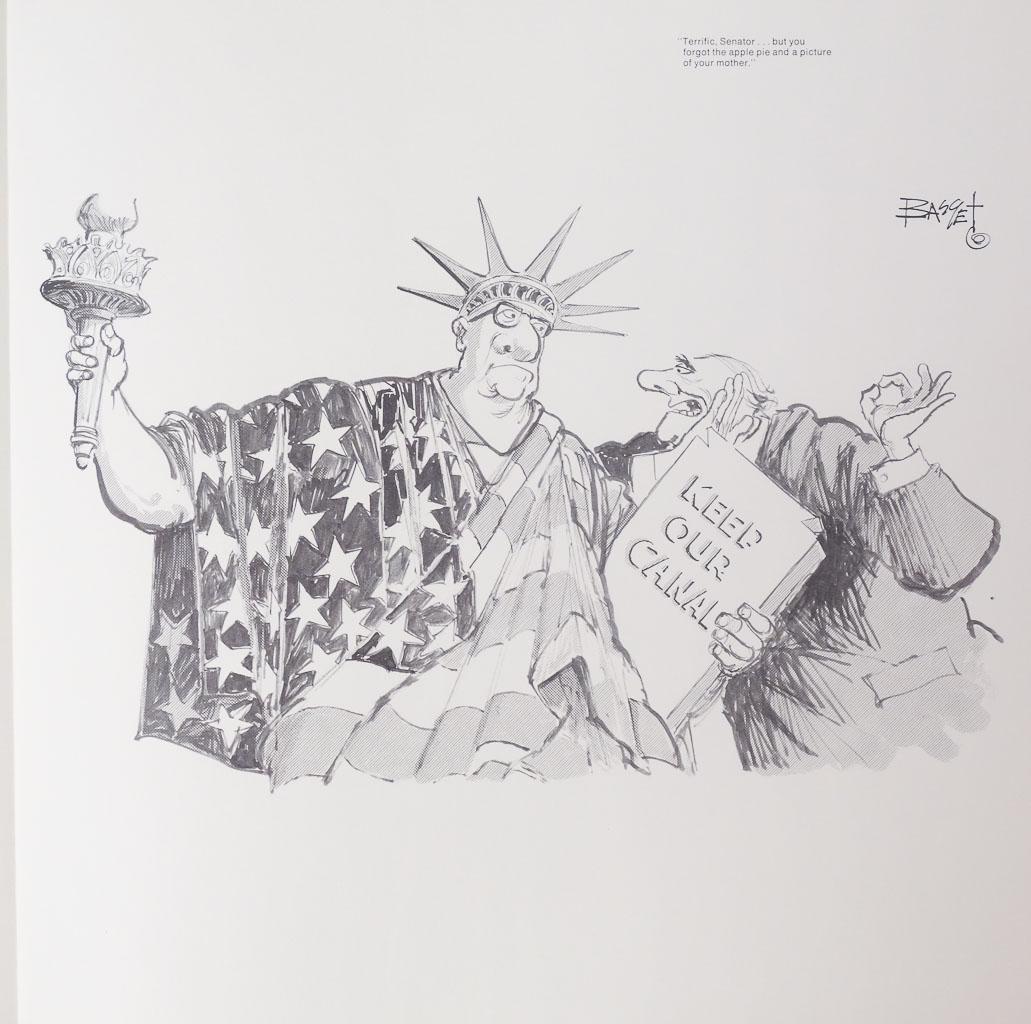 Various Artists "Black Salt" Grp Political Cartoons: Front piece "Black Salt" - series of prints from various artists with press release from PRatt Graphics Center. J.C. Suarez, Robert Weber, Jules Feiffer, Gene Basset, John Fischetti, Thomas Flannery,