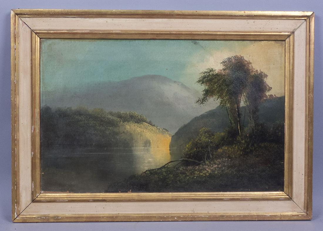 E20c Mountain River Landscape Painting (1 of 3)