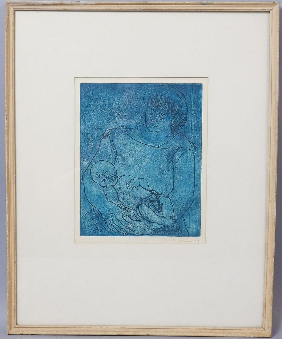 Andre Racz Signed Print 1949 (1 of 4)