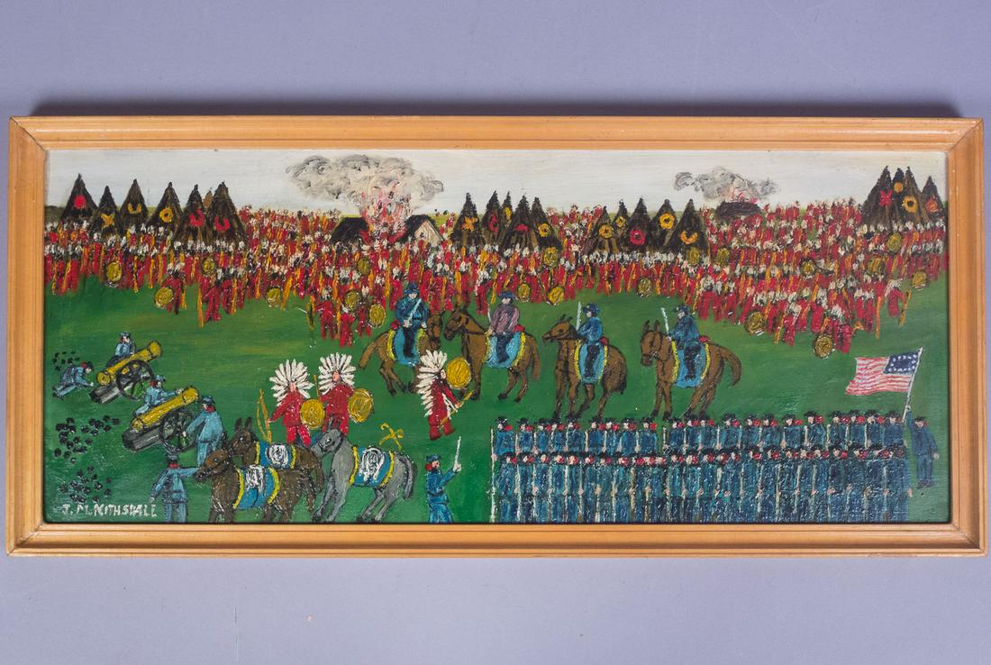 Folk Art Painting John Nithsdale Custer (1 of 6)