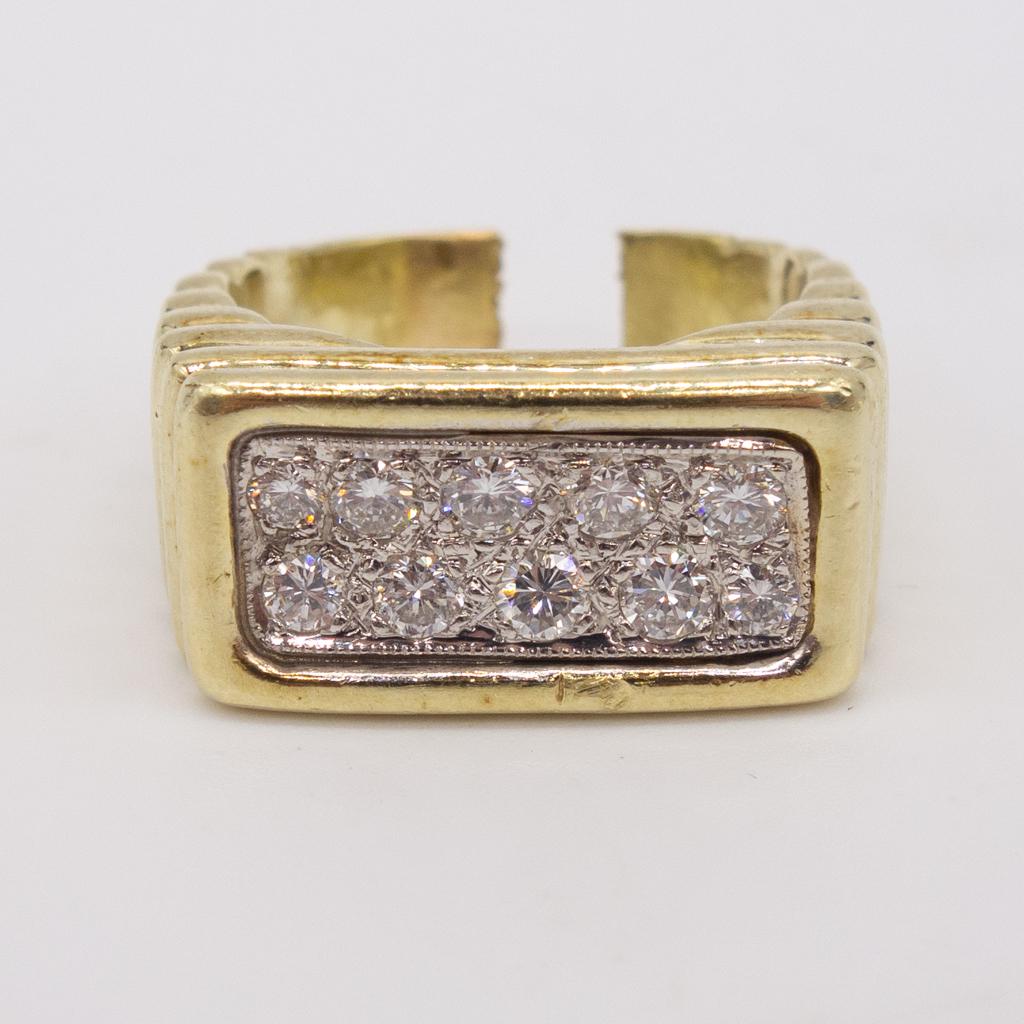 Vintage 14K Yellow Gold 1ct Diamond Ring (1 of 2)