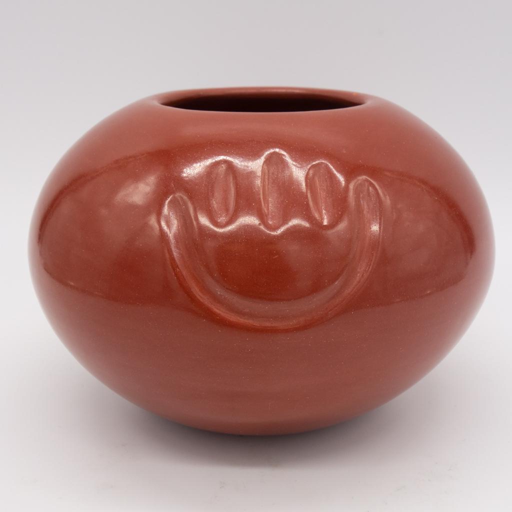 Tina Garcia San Juan Santa Clara Bear Paw Pottery Bowl (1 of 5)