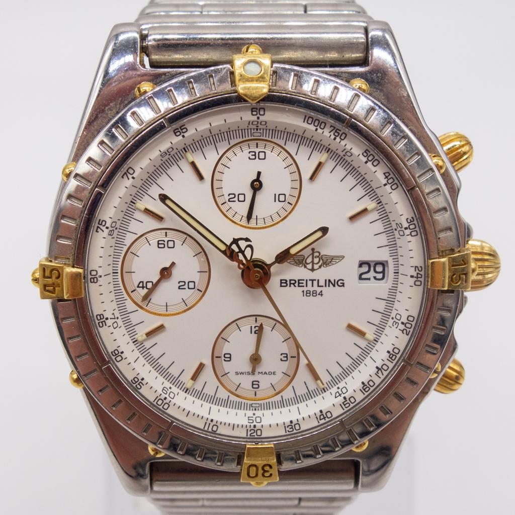 Vintage Breitling Chronometer Automatic Date Wristwatch (1 of 5)