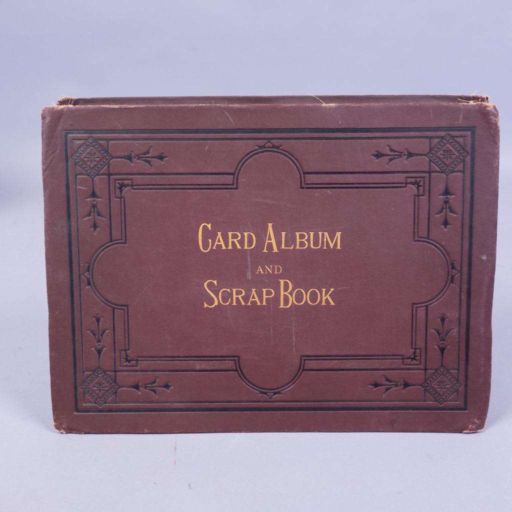 Antique 19c Victorian Trade Card Scrapbook Album 250+ (1 of 9)