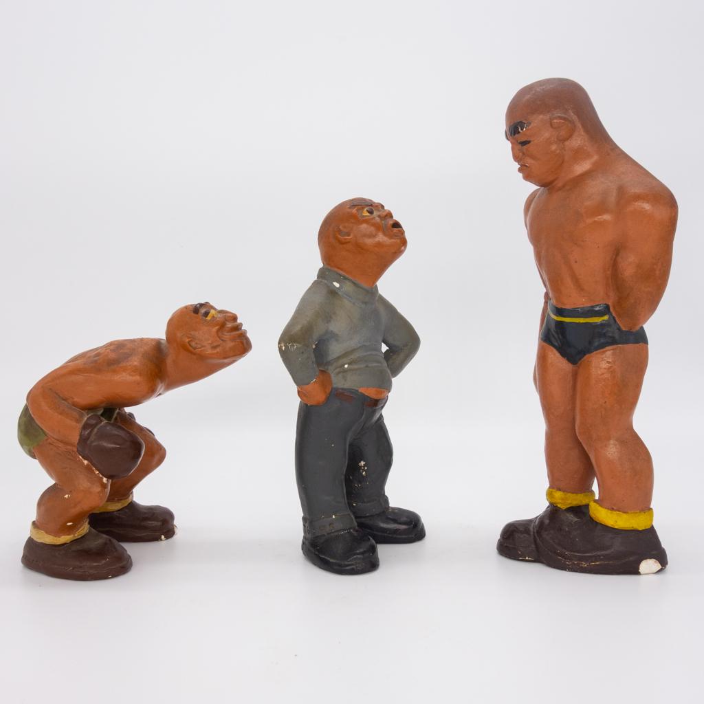 Vintage Set 3 1941 Lafayette Rittgers Boxing Figures (1 of 5)