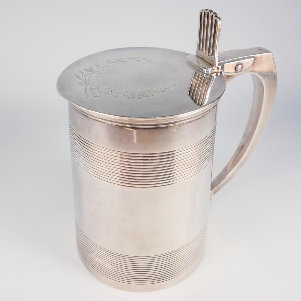 1802 Georgian T Wallis London Sterling Silver Tankard (1 of 5)